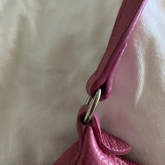 Authentic Longchamp Pink Leather Shoulder Bag - Picture 12 of 12